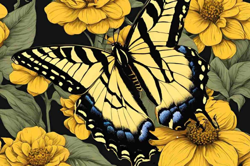 The Tiger Swallowtail Butterfly