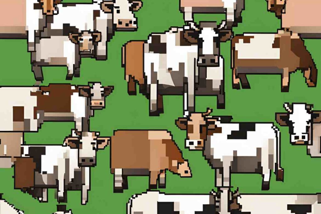 Cows Eat in Minecraft